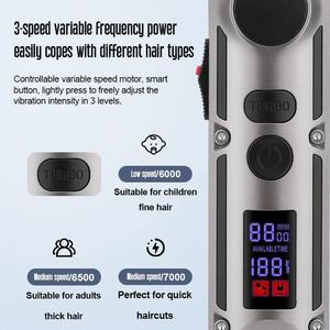 Nueva Cortadora de Pelo Profesional Ajustable, Eléctrica, para Barba y Cabello, Recargable, para Hombres - Product Image 6