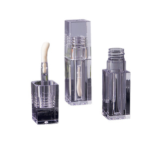Bán Buôn 4Ml Biểu Tượng Tùy Chỉnh Vuông Petg Rỗng Lip Balm Ống Mỹ Phẩm Son Môi Và Son Bóng Bao Bì Chai Nhựa - Product Image 5