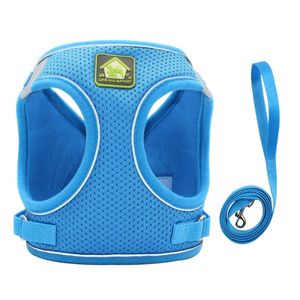 Chaleco de malla reflectante Correa de nailon Arnés para mascotas - Product Image 1