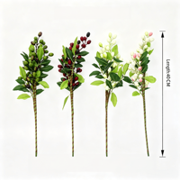40CM Kunstmatige Olijftak Groothandel Op Maat Kunstmatige Olijfstam Bloemstuk Decoratie Gemaakt in China
