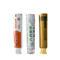 Tube de dentifrice cylindrique en aluminium-plastique pour hôtel, diamètre 12,7-35 mm, bouchon à vis, impression UV personnalisée, cosmétique
