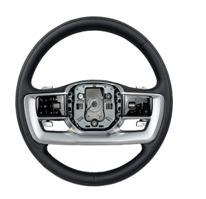 Volante de Cuero para Automóvil Land Range Rover <span class=keywords><strong>Evoque</strong></span> L538 L551 2011 en Adelante, Range Rover <span class=keywords><strong>Evoque</strong></span> Convertible L538C 2016 a 2019 - Product Image 6