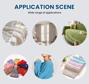 Bán buôn 6.5nm <span class=keywords><strong>100</strong></span>% polyester Chenille <span class=keywords><strong>Chunky</strong></span> sợi cho Crochet đan - Product Image 3