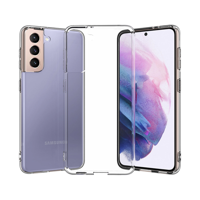 Tschick 2.0MM TPU Soft Clear Case for Samsung Galaxy Note 10 Plus Case S20 S21 Ultra S10 Lite S9 S8 5G Shock-resistant Cover