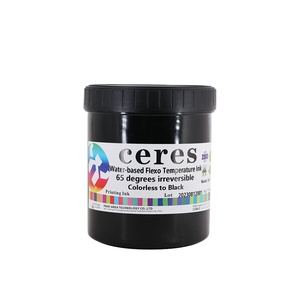 65 ° Tinta Termocrómica Irreversible C, Incolora a Negra, a Base de Agua, para Impresión de Seguridad Flexográfica - Product Image 1