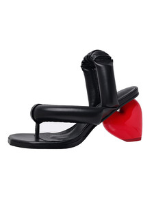 Sandali da donna Mona estivi alla moda per esterni 2025, ultimi modelli <span class=keywords><strong>con</strong></span> <span class=keywords><strong>tacco</strong></span> spesso, <span class=keywords><strong>infradito</strong></span> da spiaggia slip-on aperte dietro, stile Instagram - Product Image 6