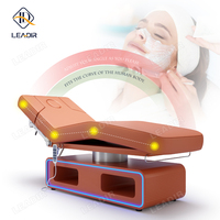 Table de Massage Électrique de Luxe Chauffante pour Épilations, Extensions de Cils, Soins du Visage, Lit de Beauté Cosmétique pour Salons de Beauté et Spas