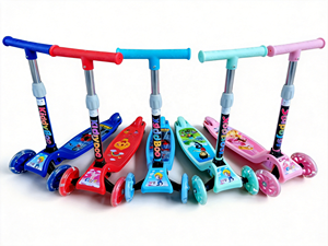 Patinete Plegable 3 en 1 para Niños, Patinete de Juguete Multifuncional para Niños, Bebés y Niños Pequeños con Tres Ruedas - Product Image 2
