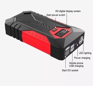 Puissance de démarrage de voiture forte sortie 12000MAH chargeur de batterie d'urgence Boost démarrage de voiture pic 600A 12V saut de voiture - Product Image 3