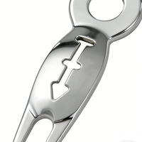 Outil de golf 2-en-1 Efunist : Repiqueur de divots en alliage de zinc avec marqueur de ligne de balle, léger, portable, durable, argent/noir, 8,6 cm