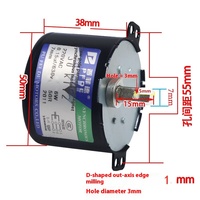 6W50KTYZ 220V AC matériel basse vitesse avant marche arrière aimant Permanent synchrone Micro moteur électrique pour plastique
