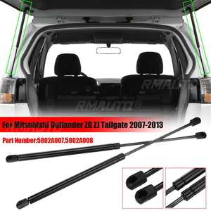 2 ressorts à gaz pour hayon de voiture, vérins à gaz de coffre arrière 5802A007 5802A008 pour Mitsubishi Outlander 2007-2013 - Product Image 1