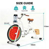 Bicicleta Licuadora Comercial EXI de Una Velocidad con Extractor de Jugos y Smoothies, Bicicleta de Ejercicio