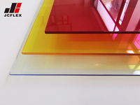 Panneau en acrylique coulé transparent personnalisé JC PMMA, 1-30 mm, brillant, résistant à l'eau et aux UV, écologique, durable