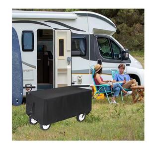 Housse de protection pour chariot de camping extérieur 97x61x56cm en polyester imperméable avec boucle de capot et cordon de serrage - Product Image 3