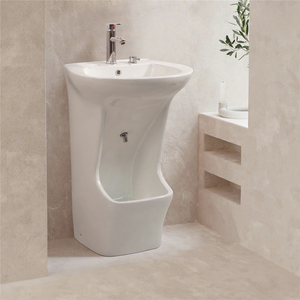 Kidoir venta al por mayor de porcelana de doble nivel de cerámica islámica musulmana Wudumate lavado de pies fregadero ablución Wudu lavabo en Reino Unido para la venta - Product Image 1