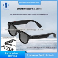 Lunettes Intelligentes IA Transfrontalières les Plus Vendues avec Assistant Vocal pour Appels, Contrôle Tactile, Photo à Distance et Design Élégant