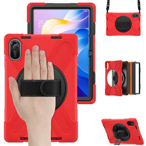 Fundas Resistentes para Tablet <span class=keywords><strong>Redmi</strong></span> <span class=keywords><strong>Pad</strong></span> 2 2025 de 11 Pulgadas, Resistentes, de <span class=keywords><strong>3</strong></span> Capas, con Rotación de 360 Grados, Soporte, Correa de Mano y Correa para el Hombro - Product Image 2