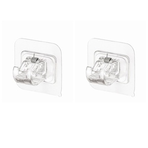 Supporto <span class=keywords><strong>per</strong></span> Asta Tenda, Gancio <span class=keywords><strong>per</strong></span> Asta Telescopica, Design Senza Foratura, Resistente e Robusto, <span class=keywords><strong>per</strong></span> Casa, Ufficio, Bagno, Staffa <span class=keywords><strong>per</strong></span> Asta Tenda - Product Image 1