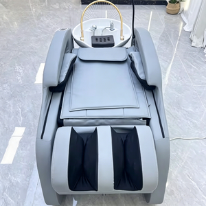 Fauteuil de lavage de cheveux électrique automatique de luxe pour salon de coiffure, avec thérapie aquatique et massage intégré - Product Image 4