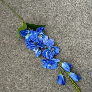 <span class=keywords><strong>LO</strong></span>-70 Gladiolo Artificial al por Mayor de 78 cm, Lirio Espada con 5 Flores, Tallo Único, Flor Artificial Realista para Decoración de Bodas - Product Image 3