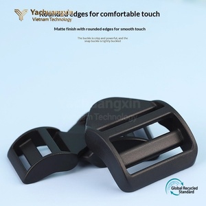 Hebilla de plástico de alta calidad para moda, ajustable, de varios tamaños, con clip de liberación rápida para correas de nailon de bolsos. - Product Image 3