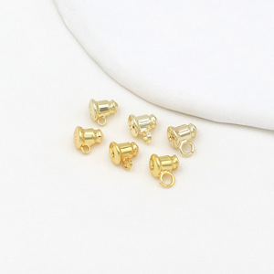 Pendientes y tapones para los oídos hechos a mano - Pendientes y tapones para los oídos con forma de bala de oro de 18 quilates (A47) - Product Image 2