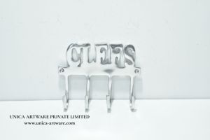 Clees Aluminum <b>Wall</b> Hook <b>Rack</b> Modern Handmade Metal <b>Key</b> Holder Coat Hook Organizer Decorative <b>Wall</b> Mounted Home Entryway - Product Image 3