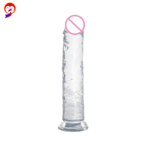 Hoch transparenter TPE Realistischer wasserdichter Saugnapf <span class=keywords><strong>dildo</strong></span> - Product Image 2