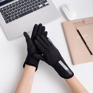 Winter Fleece Lined <b>Gloves</b> <b>Touchscreen</b> Compatible Unisex Outdoor Cycling Hiking Warm <b>Gloves</b> Pink Gray Black Camel Purple - Product Image 3