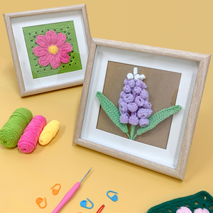 Kit de <span class=keywords><strong>crochet</strong></span> pour débutants, kit de démarrage <span class=keywords><strong>Granny</strong></span> Square avec tutoriels vidéo étape par étape pour adultes, décoration de la maison - Product Image 2