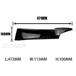 For BMW 1 Series F20 F21 M135i Pre-Facelift LCI 2012-2015 M Sport Front Bumper Side <b>Splitter</b> Cover Fog Lamp Air Vent Spoiler <b>Lip</b> - Product Image 2