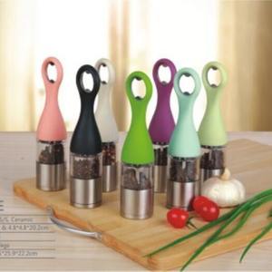 Portable <b>Electric</b> <b>Pepper</b> <b>Grinder</b> Stainless Steel Battery Operated Push Button Kitchen Tool MG709B - Product Image 3