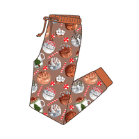 OEM Pantalons de jogging en bambou super doux pour enfants, pantalons de pyjama personnalisés, pantalons de jogging pour femmes et enfants