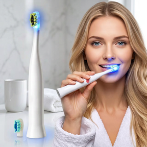 Cepillo de Dientes Eléctrico Sónico al por Mayor para Uso Doméstico con LED Azul, Cerdas Suaves, Temporizador Inteligente, Tecnología Blanqueadora, Resistente al Agua IPX5, Plegable - Product Image 5