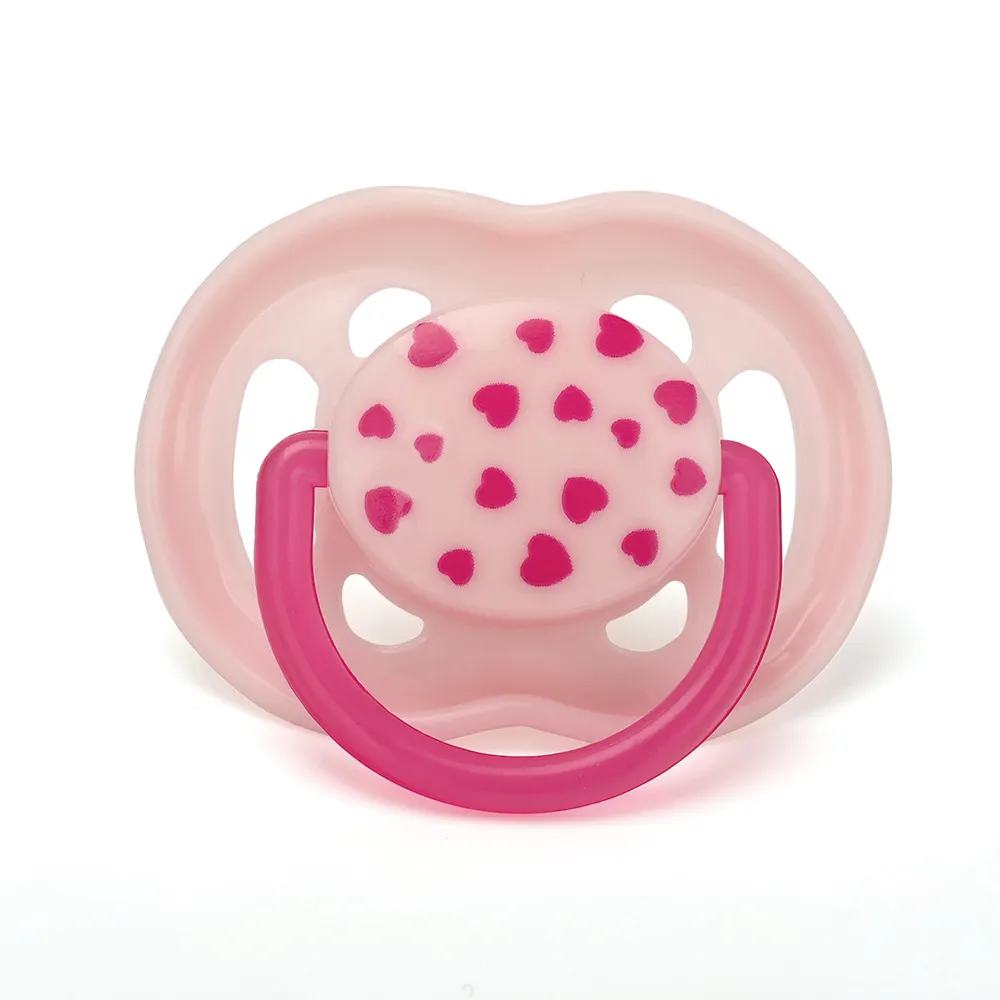 Bpa Free Silicone Wholesale Baby Pacifier Coaxing Sleep Artifact For Baby With Chain Clip Set Baby Orthodontic Pacifier