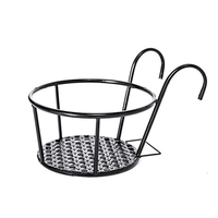 Plante en pot en fer métallique suspendue lierre vert pot de fleur balcon panier de fleurs