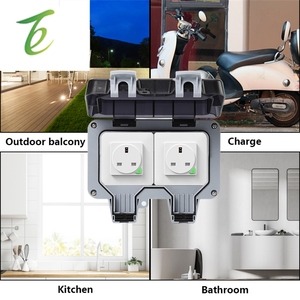 Avoir Zigbee Tuya IP66 Wall Outdoor Waterproof <strong>Socket</strong> Smart Wifi Connected UK Plug With <strong>Timer</strong> Switch Work With Alexa Google Home - Product Image 6