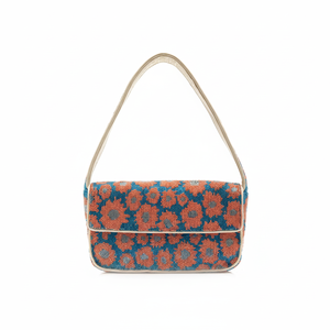 Sac bandoulière de luxe perlé style perle avec ceinture réglable - Product Image 1