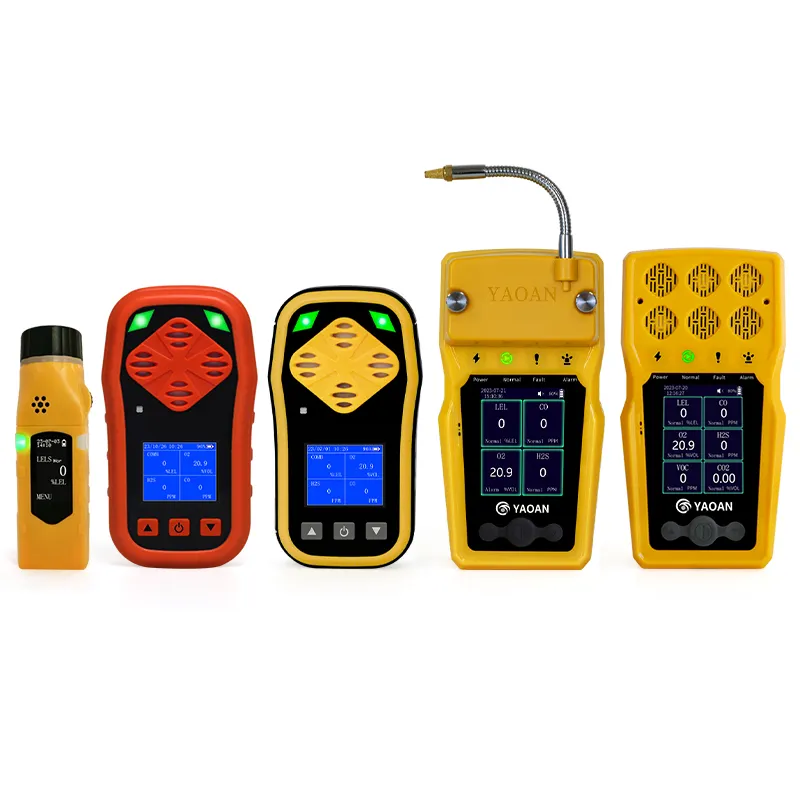 Nhà Máy Giá đa Gas Detector Nhà cung cấp dễ cháy xách tay Gas Detector H2S co O2 CH4