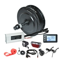 Moteur de moyeu électrique de 750 watts ev bike 750 w e cycle 48v roue arrière ebike kit de conversion convertisseur électrique pour vélos