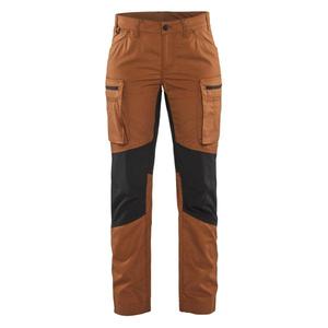 BLAKLADER - 715918454099C46 Pantalones de servicio para mujer Stretch Rust/Black - EAN 7330509918869 PANTALONES DE TRABAJO VAQUERO - Product Image 1