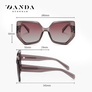 Danda <b>Sunglasses</b> S26125 Women Polarized UV400 TAC Lens Fashionable Sun Protection Driving Outfits - Product Image 2