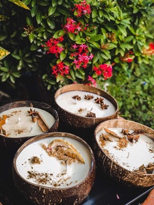 Vela perfumada, cuenco de cáscara de coco, hecho a mano, ecológico, 100% - Product Image 3