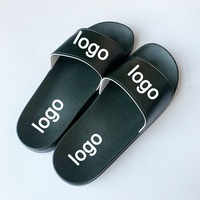 Sandales d'été 2023 de haute qualité pour filles, avec logo 3D en relief, en PVC léger, jetables, antidérapantes, imperméables, vertes, pour la plage