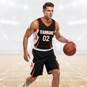 Uniformes <span class=keywords><strong>de</strong></span> Baloncesto Fanshi al por Mayor, Jersey <span class=keywords><strong>de</strong></span> Secado Rápido con Pantalones Cortos Transpirables, Bordado <span class=keywords><strong>de</strong></span> Bandera <span class=keywords><strong>de</strong></span> Primera Calidad - Product Image 6