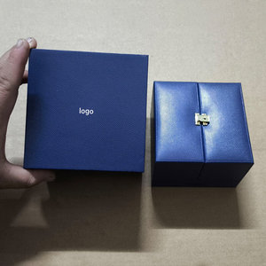 Caja de regalo para joyería personalizada, caja de joyería de lujo, estuche para collar y pulsera, caja vacía, lote, conjunto a granel, almacenamiento en excelentes condiciones - Product Image 6