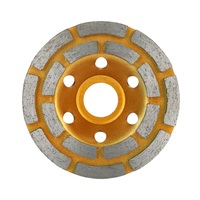 Diamant disque de meulage roue outils humide et sec Double rangée affûtage pour pierre granit marbre béton et carrelage ébavurage