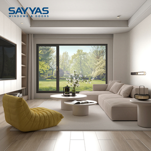 <span class=keywords><strong>Ventanas</strong></span> Abatibles Modernas <span class=keywords><strong>de</strong></span> Aluminio para Balcón <span class=keywords><strong>de</strong></span> Apartamento SAYYAS GR75-IWS (Sin Paneles Abatibles) con Malla <span class=keywords><strong>de</strong></span> Acero Inoxidable - Product Image 1