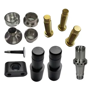 OEM Custom Bronze Aluminum Color Plating Stainless Steel CNC Lathe Turning Machining Parts